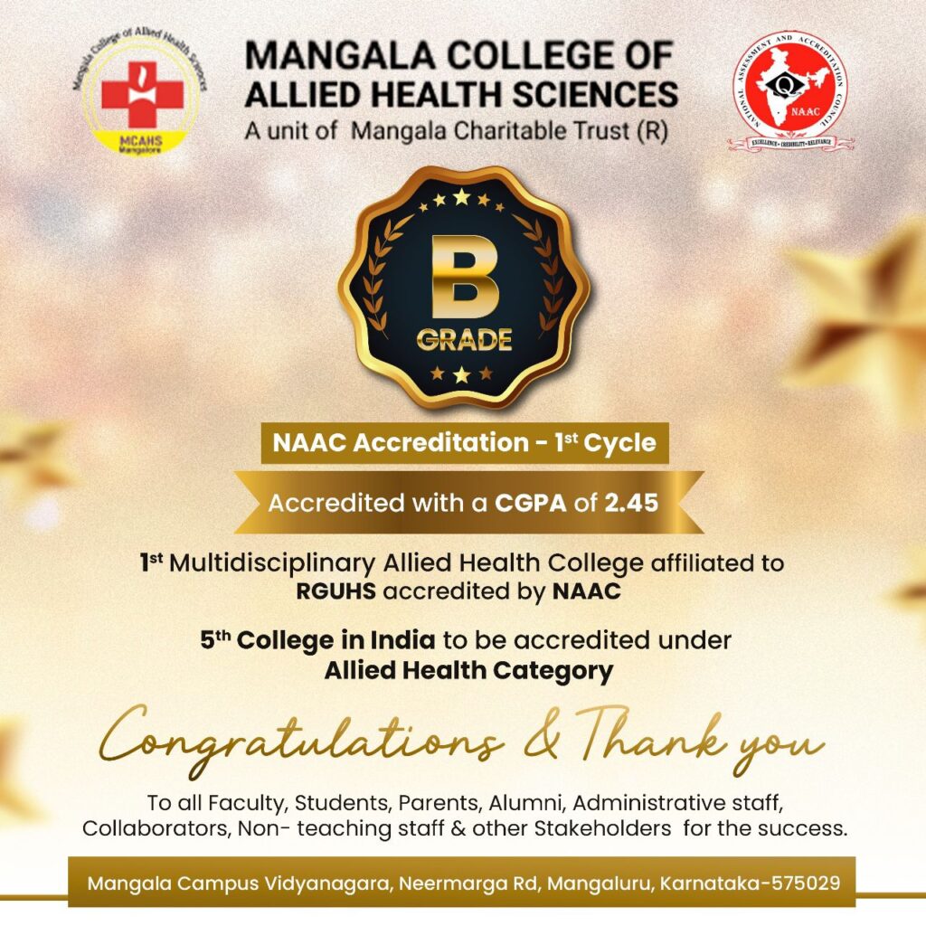 NACC certificate college